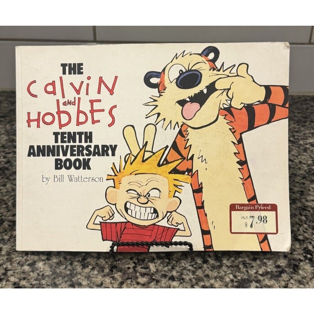 The Calvin And Hobbes Tenth Anniversary Book by Watterson, Bill Paperback Book